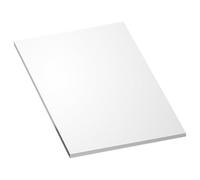 Feuille de plastique rigide PVC, feuille de plastique rigide PVC blanche 25 cm x 25 cm épaisseur 3-30 mm(Thickness：3mm)