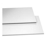 Feuille de plastique rigide PVC, paquet de 2 feuilles de plastique rigide PVC blanc 200 mm x 200 mm épaisseur 3-30 mm(Thickness：3mm)