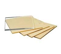 Feuille de plastique transparente de 1 à 3 mm d'épaisseur, matériel de bricolage multi-tailles, 1 à 3 pièces(Width20cm long20cm,1 mm thick 3pcs)