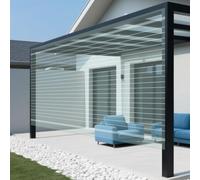 Feuille de Polycarbonate 120 x 1000 cm Transmission Lumineuse Élevée Feuille Plastique de Toiture Facile à Couper pour Jardinage Abri de Voiture Agriculture, 1.8mm
