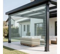 Feuille de Polycarbonate 150 x 1000 cm Résistants Aux UV Feuille Plastique de Toiture Facile à Couper pour Jardinage Abri de Voiture Agriculture, 1.8mm