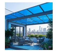 Feuille De Polycarbonate De 2mm, Transparente Serre Panneaux De Toiture Pour Abris, Abris De Voiture, Lucarnes De Grange(5x6.6ft)