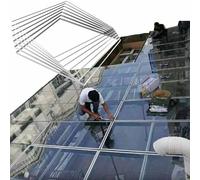 Feuille de polycarbonate transparent, grands panneaux de verre flexibles pour loisirs créatifs, remplacement de cadre photo en verre transparent, projet d'affichage DIY, facile(1.2x8m)