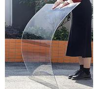 Feuille De Polycarbonate Transparent, Panneaux De Toiture De 1.0mm Épaisseur, Plaque Plastique Anti-Pluie Isolant Pour Exterieur Serre Jardin Abris Terrasse(0.6x10.0m(2x32.8ft))
