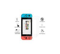Feuille de protection de film de protection d'écran en verre trempé 3pc pour nintendo switch