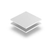 Feuille de PVC 6 mm - d'une dimension allant de 10x10 cm à 100x230 cm avec film protecteur sur les deux faces, ne présente aucun bord tranchant.