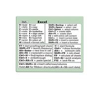 Feuille de raccourci clavier - touches de fonction Exel, commandes de clé de mots | Guide d'autocollants PC pour ordinateur portable, dactylographie de raccourci, jeu d'autocollants d'installation fa