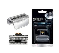 Feuille De Rechange For Rasoir 51S Silver Série 8000, Compatible Avec Braun, WaterFlex 360° Complet, Série 8000, Activateur, Rasoirs Série 5