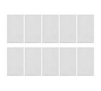 Feuille de refroidissement pour dissipateur thermique en aluminium avec dents fines fendues pour la dissipation de la chaleur, Q50 x 4 x 100, ensemble de 10 pièces, compatible