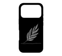 Feuille de Saule Ligne Art Amoureux Nature Coque pour iPhone 17 Pro