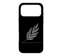Feuille de Saule Ligne Art Amoureux Nature Coque pour iPhone 17 Pro Max