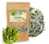 Feuille de sene, laxatif puissant pour constipation et detox du colon. Tisane laxative à effet rapide. Favorise le transit intestinal et le nettoyage de l'intestin. Sachet 100 g feuilles séné en vrac