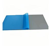 Feuille de silicone en nitrure d'aluminium à conductivité thermique 18,6 W - Coussin thermique for l'électronique, isolation du dissipateur thermique, 1 pièce(0.5mmx100mmx100mm)