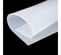 Feuille de silicone translucide VMQ for presse à vide Feuille de silicone résistante à la chaleur Épaisseur 0,5 mm à 20 mm 1 pièce(100x100x20mm)