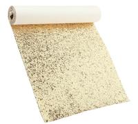 Feuille de Simili Cuir Pailletée Pu Dorée pour Boucles D'oreilles DIY