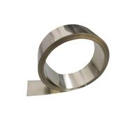 Feuille de soudure préformée en alliage d'indium-étain de haute qualité - 52% d'indium, 48% d'étain - 50 mm x 100 mm 1 pièce(0.1mm x50mm x1m (Roll))