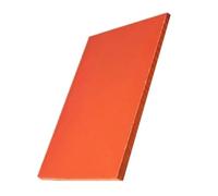 Feuille de stratifié électrique rouge orange, épaisseur 1 mm à 20 mm, for intérieur, panneau adhésif en résine phénolique, 1 pièce(100x150x20mm)