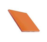 Feuille de stratifié électrique rouge orange, épaisseur 1 mm à 20 mm, for intérieur, panneau adhésif en résine phénolique, 1 pièce(200x200x10mm)