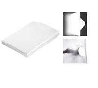 Feuille de tissu en nylon de soie blanc de 1,5 x 6 m pour studio photo, boîte à lumière, tente lumineuse, panneau de drapeau réfléchissant et modificateur de lumière à faire soi-même