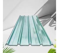 Feuille De Toit Transparente, 1.2mm Feuille De Toit Sunshine, Plaque D'éclairage du Jour en FRP, Panneau Anti-Pluie Isolant, Tole Ondulée pour Toiture, Plaques De Serre (0.9×1.8m/35×71in,1pcs)