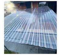 Feuille De Toit Transparente,Panneaux De Toiture Ondulées,Tôle De Revêtement Mural De 1mm,Panneaux Anti-Pluie Pour Serres Remises Abris De Voiture,5/7/9/13 Pièces,9Pcs-0.9x1.4m/35x55in