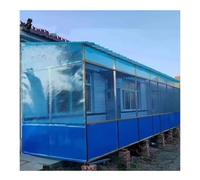 Feuille de toiture en polycarbonate bleu - Film résistant aux UV pour serre pergola, jardinage, agriculture et véranda, 1,2 mm d'épaisseur, facile à couper et à plier, taille 1,5 x 8 m