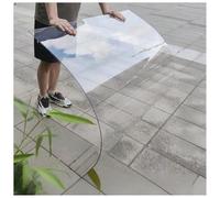 Feuille de toiture en Polycarbonate de 2 mm d'épaisseur, Feuille en Plastique Acrylique Transparent, Couverture de Toit résistante aux UV et à la Pluie, auvent extérieur,5.1x26.2ft