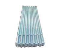 Feuille De Toiture en Polycarbonate, Panneaux Plastique Ondulé Remplacement, Couverture Toit Isolante Anti-Pluie, for Jardin Garage Hangar(4 PCS,0.9x1.8m/2.95x5.9ft)