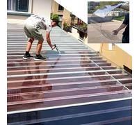 Feuille de toiture en polycarbonate résistant aux UV pour auvent extérieur et abri auto, couverture en plastique imperméable