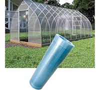 Feuille de toiture en polycarbonate transparent de 1 mm - Panneaux en fibre de verre durable pour serre, abri d'auto, auvent - Isolation imperméable - Facile à couper - 1,5 x 8 m (l x L)