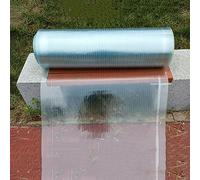 Feuille de toiture en polycarbonate transparent pour terrasse et serre, auvent de 0,8 mm d'épaisseur, panneaux en fibre de verre transparents, isolation transparente, éclairage du jour pour fenêtre et