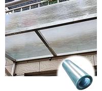 Feuille de toiture en polycarbonate transparent protégée contre les UV - 1,2 x 5 m - Durable - Pour auvent d'extérieur de serre - Panneaux de rechange pour stades et abris de bus