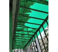 Feuille de toiture isolante transparente imperméable pour protection extérieure, panneau en plastique polycarbonate durable pour jardin, abri auto, pergola et entrée commerciale