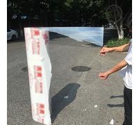 Feuille de toiture transparente en polycarbonate de 1,5 mm d'épaisseur - Protection UV - Panneau d'auvent de rechange pour pergolas et patios