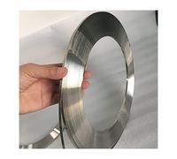 Feuille de tôle, plaque d'aluminium, 1 rouleau de bande étroite en acier inoxydable 301, longueur 5 m, largeur 5 mm, 10 mm, 20 mm, épaisseur 0,1/0,15/0,2/0,3/0,4/0,5 mm (taille : 0,4 mm x 20 mm x 5 M)