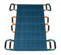 Feuille de transfert patient avec poignées et tissu Oxford rembourré | Sangle en nylon renforcé et rembourrage respirant pour aider à tourner, repositionner et transférer.