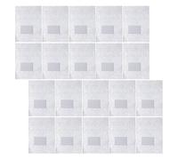Feuille de Transfert pour Ongles en Aluminium 100 Pièces Argenté
