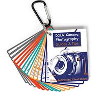 Feuille de triche DSLR pour Canon, Nikon, Sony, accessoires d'appareil photo Cartes de référence rapides Guides et conseils de photographie : paramètres, exposition, modes, composition, éclairage,