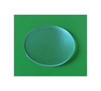 Feuille de verre texturée ordinaire, optique LED haute transparence, épaisseur 3mm, lentille plate, feuille ronde for luminaires 1 pièce(Diameter 69MM*T3MM)