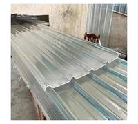 Feuille D'éclairage Naturel Revêtement de Toit Ondulé Pratique et Flexible Panneaux Frp Abris pour Voitures Vérandas(10pieces,0.9x1.2m/2.95x3.94ft)