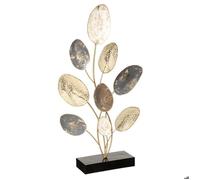 Atmosphera – Objet déco Feuilles – métal Argent et doré – H53 cm