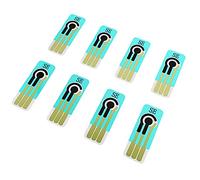 Feuille d'électrode de carbone sérigraphiée - Électrodes SPCE for laboratoire d'électrochimie, électrodes flexibles avec 1 adaptateur(100PCS)
