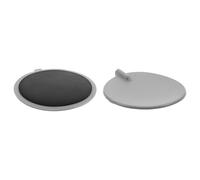 Feuille D'électrode Ronde en Silicone 95mm pour Équipement de Beauté | Réutilisable, Contact Doux Peau, Distribution Uniforme du Courant, Usage Domicile et Kinésithérapie