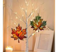 Feuille d'érable en acrylique 2D - Spécial Thanksgiving - Les décorations peuvent être accrochées sur les fenêtres et sont le choix parfait pour les fêtes d'automne, la décoration d'intérieur et les