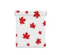 Feuille d'érable Rouge, Sac de Rangement pour Femmes, Portefeuille supérieur à Presser, Petit Porte-Monnaie, Pochette de Changement