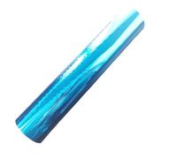 Feuille d'estampage à chaud de couleur rose largeur Pearl Light 5mX 15cm(Blue)
