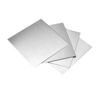 Feuille d'étain de haute pureté, 100x100mm, 1 pièce, feuille d'étain Sn≥ 99.99% peau d'étain disponible pour les expériences de recherche scientifique (1, Thickness 0.1MM)