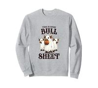 Feuille d'Halloween avec citation de vaches fantômes disant « This is Some Bull Sheet » Sweatshirt