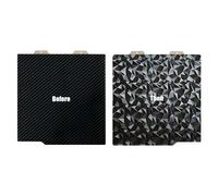 Feuille d'impression rugueuse 184 mm en fibre de carbone motif pierre pour PETG ABS PC DAD résistant à la chaleur facile à nettoyer plaque de construction pour PETG ABS