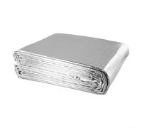 Feuille d'isolation pour radiateur - Feuille à bulles double face en aluminium pour économie d'énergie réfléchissante - Réduit les factures de chauffage - Pour radiateurs muraux et de sol (sans